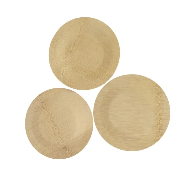 
Eco friendly disposable biodegradable disposable bamboo plate 