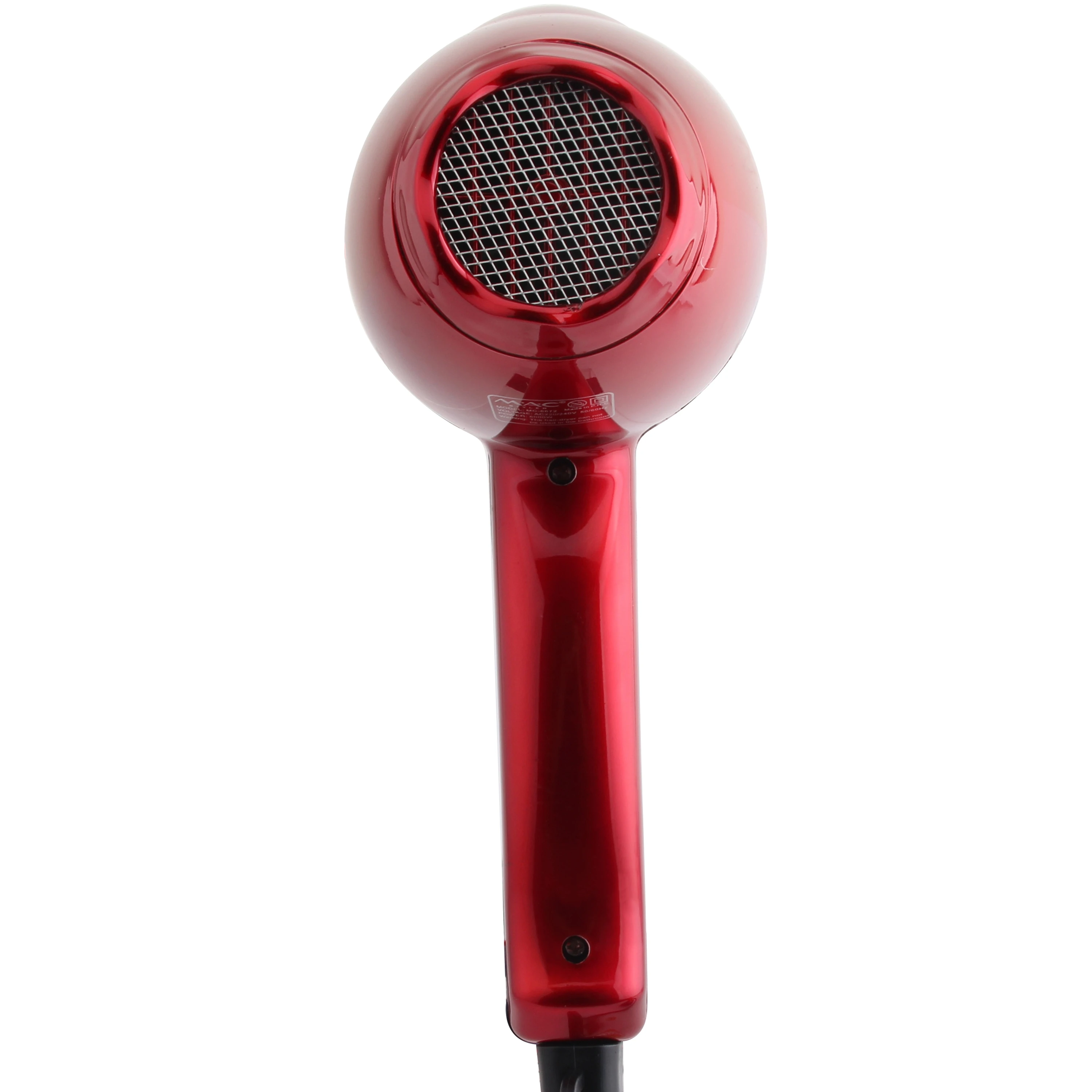 MAC Styler Wholesale 5000W Motor Hair Dryer Red Negative Ion Blow Dryers Ac Motor Hot And Cold Air Blow Dryer