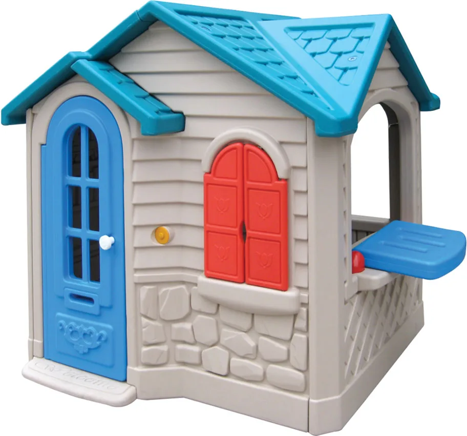 Big strawberry play house outdoor plastic playhouse for sales QX-18163A