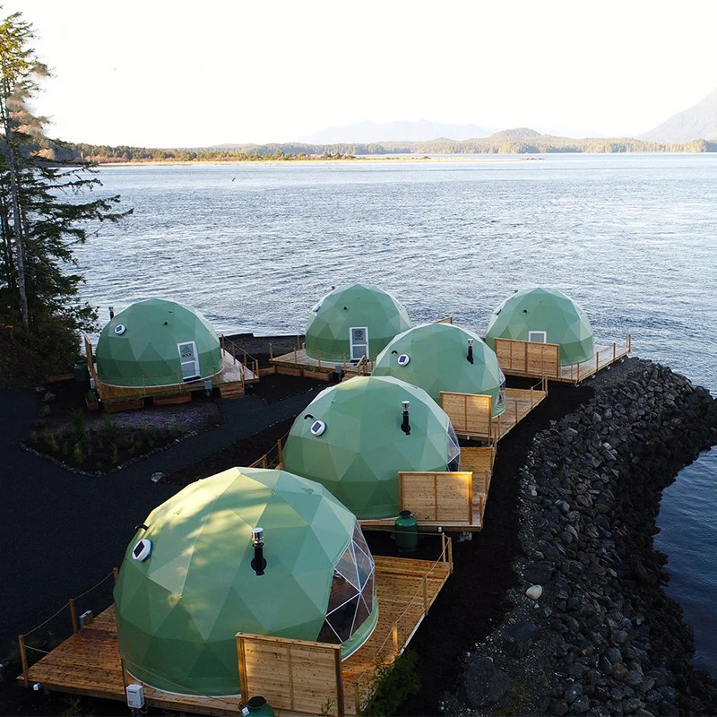 10m Outdoor Family House Luxury Resort Hotel Geodesic Dome Glamping Igloo Tents For Sale