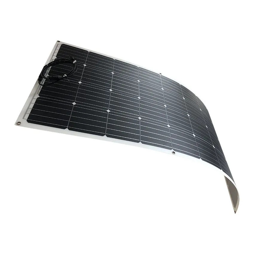 Hot Sale 160W 18V Flexible Photovoltaic Panels Flexible Solar Panels for Marine Vehicles Emergency Power Supply