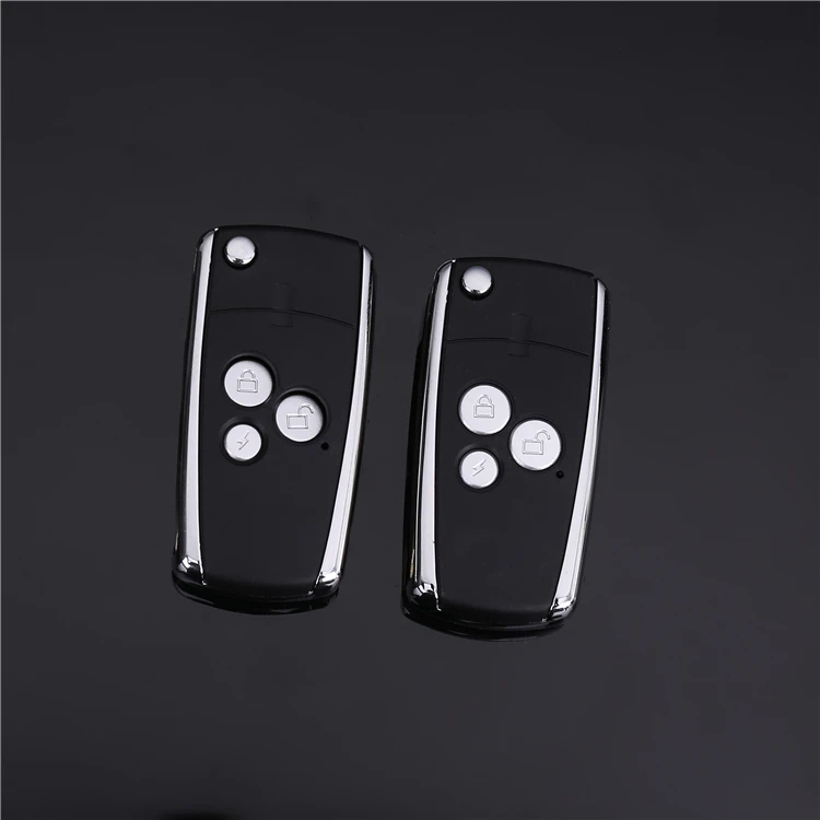 3 Buttons Remote Control Flip Key Shell Silicone Skin Car Emergency Remote Key Covers silicone