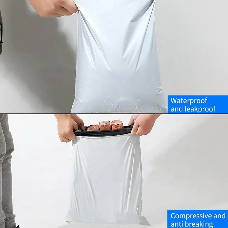 custom soil poly bag with suffocation warning mailer polymailer bags for