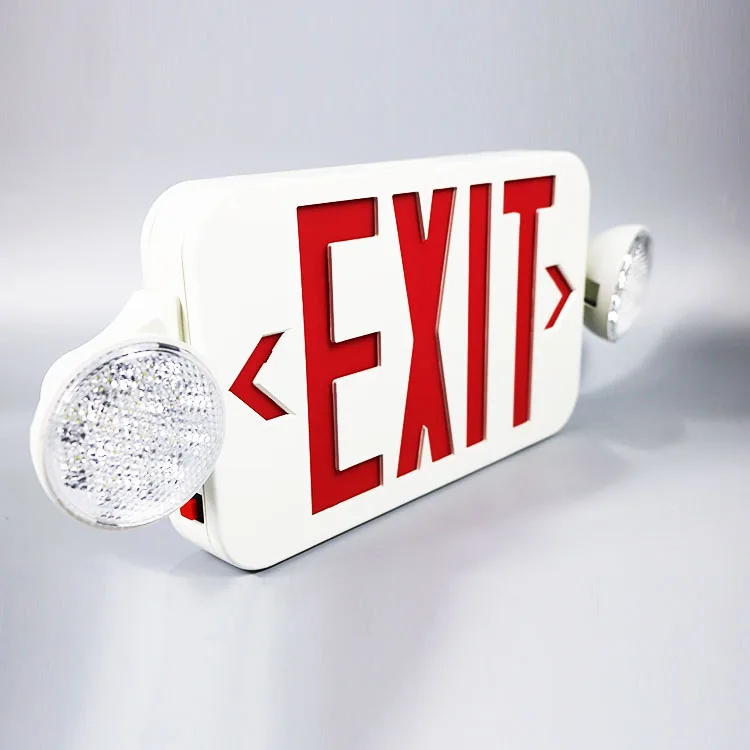 BEST sell model Economical Twin Spot LED Rechargeable Combo Led Emergency Exit Sign Light