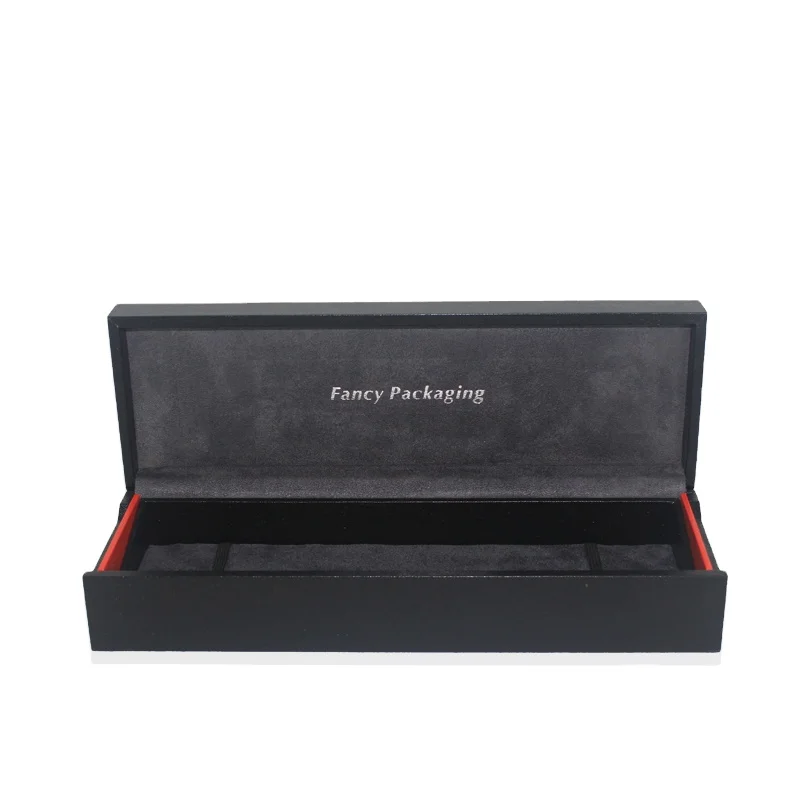 
Popular wooden and leather boxes for watches with silver stamping logo 