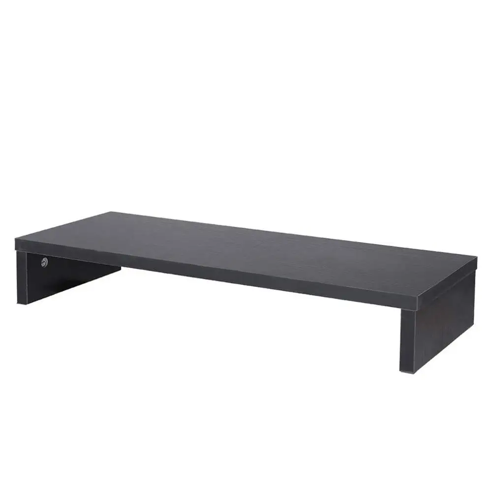 bamboo wood computer monitor riser desk monitor stand desktop stand organizer