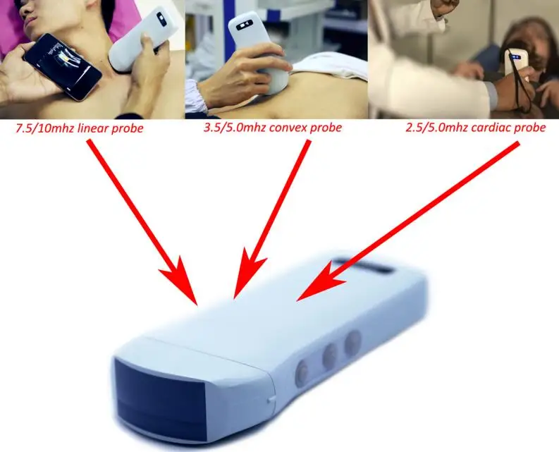 
Original manufacturer konted C10T 3 in 1 portable color doppler ultrasound transducer machine 