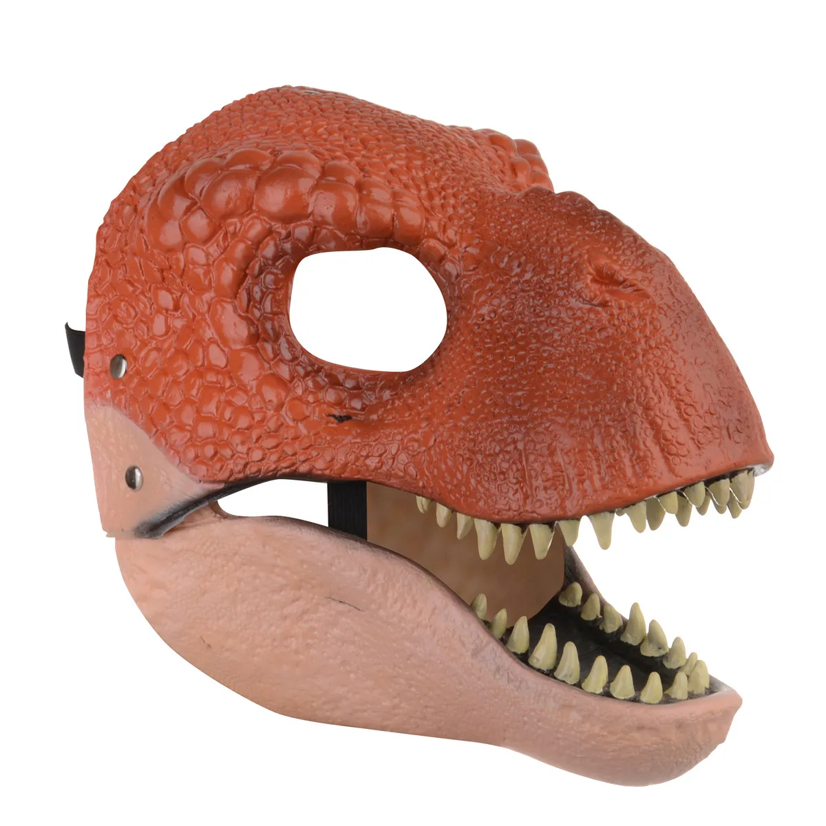 Latex Tyrannosaur Dinosaur Head Mask Moving Jaw Kid Adult T-Rex Realistic Dinosaur Mask Tyrannosaurus Rex Dino Mask