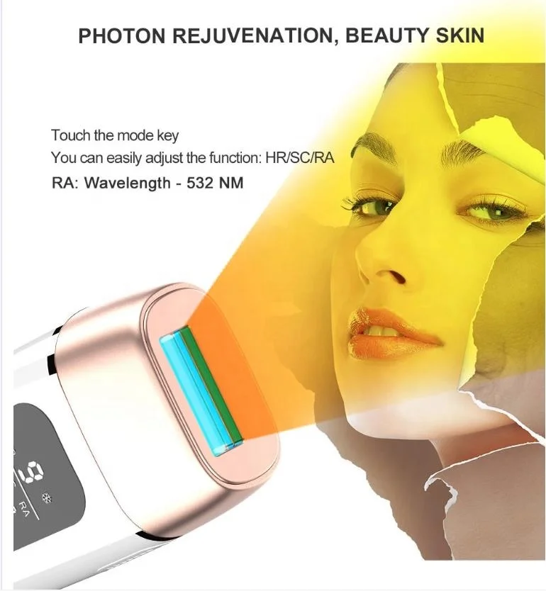 2020 Skin Rejuvenation Epilator Handset Portable Permanent IPL Device Price Machine Home Use Laser IPL Hair Removal