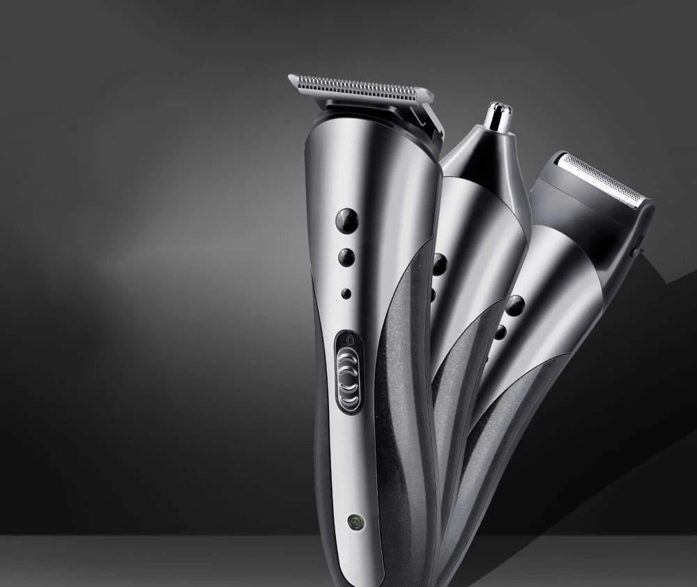 Men Grooming Kit Cutter Hair Trimmer waterproof professional electric rechargeable shaver nose hair clippers Multifunctional set