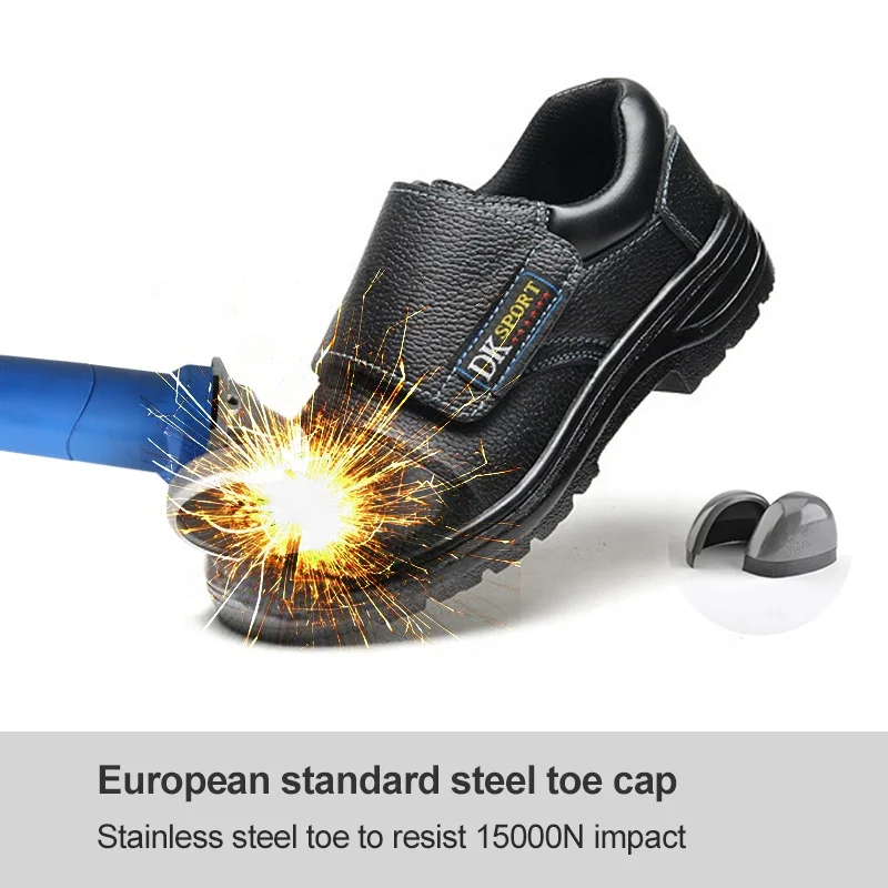 Power generation welding labor insurance shoes work anti-mite puncture wear acid and alkali capping protective shoes