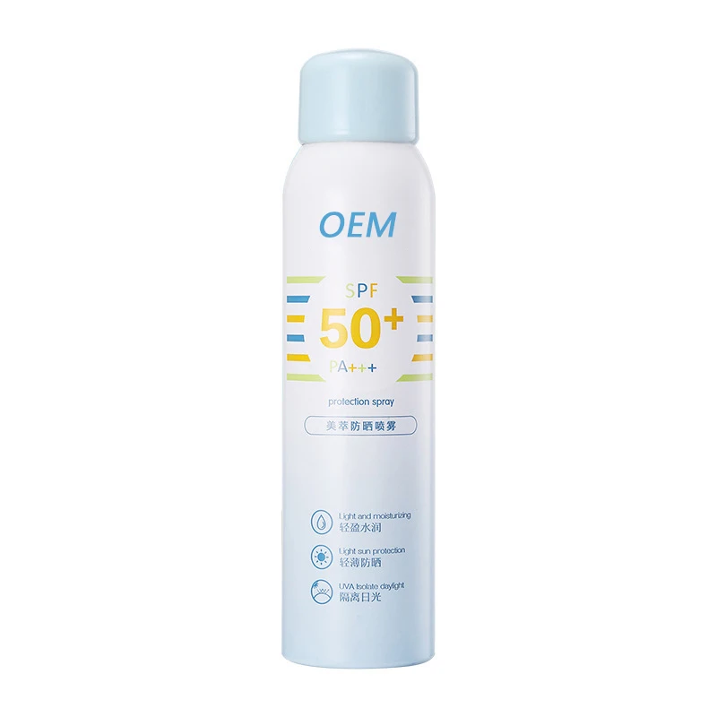 Китай солнцезащитный крем для лица и тела спрей SPF 50 отбеливающий