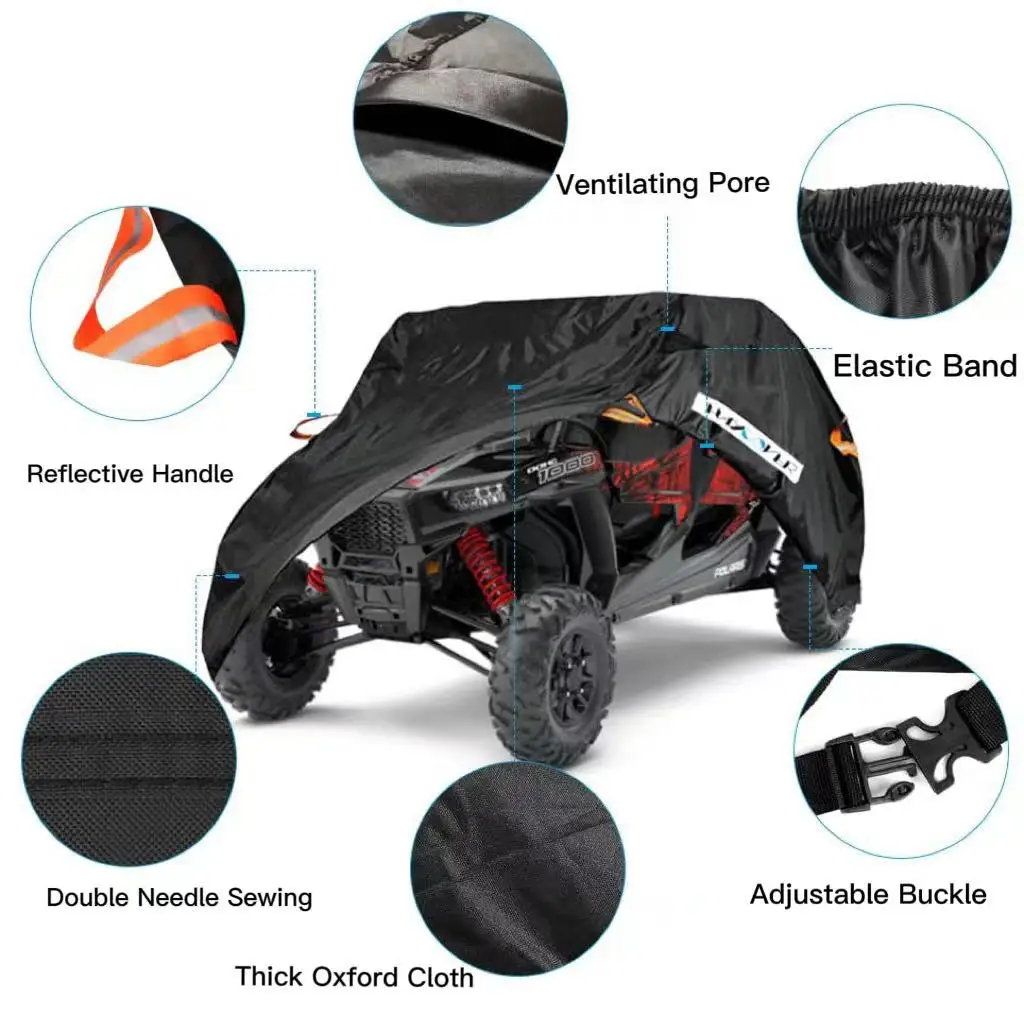 High Quality Hot Sale ATV Cover Outdoor Waterproof Sun UV Dust Rain Protection ATV Dust Cover