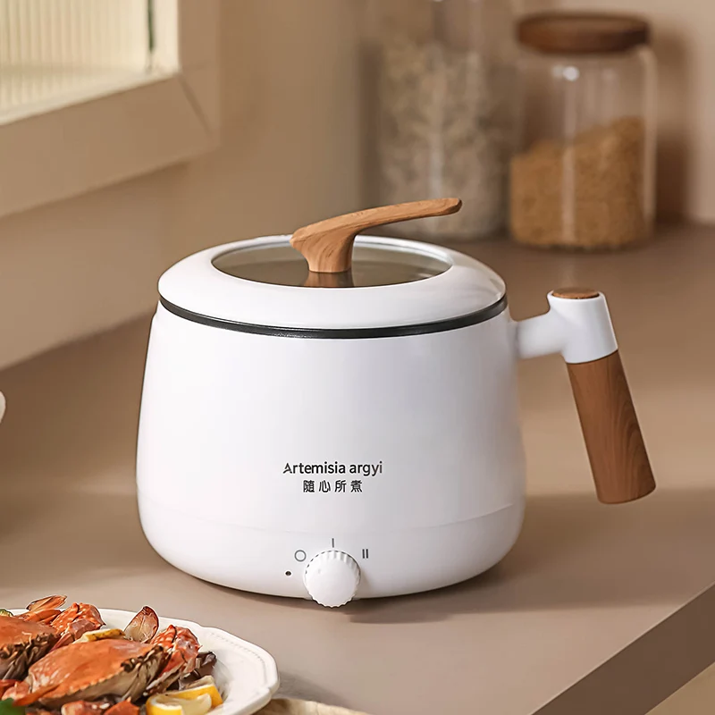 Multi-functional Electric Cooking Pot Non-stick Student Home Mini Integrated Electric Frying Pan Electric Cooking Pot