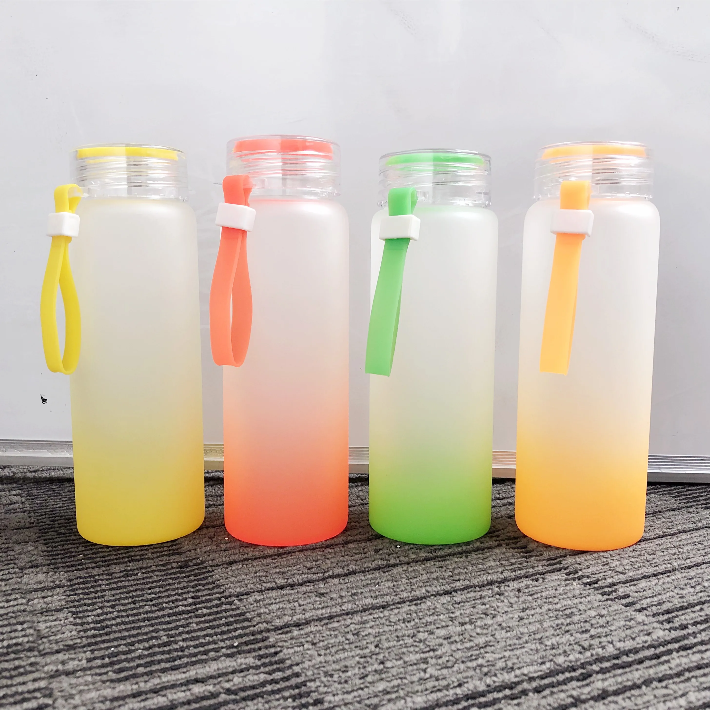 usa warehouse bulk blank sublimation glass tumbler cups free shipping heat press in bulk frosted water bottle wholesale