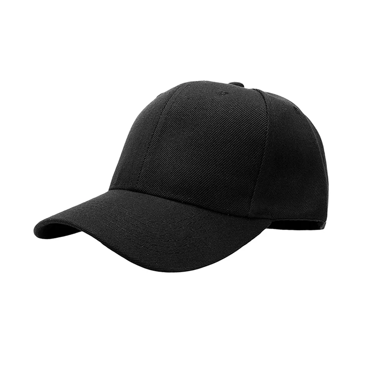 
Wholesale Adjustable Plain Womens Black Cotton Sports Cap Hat Manufacturers Custom Men Blank Baseball Cap 