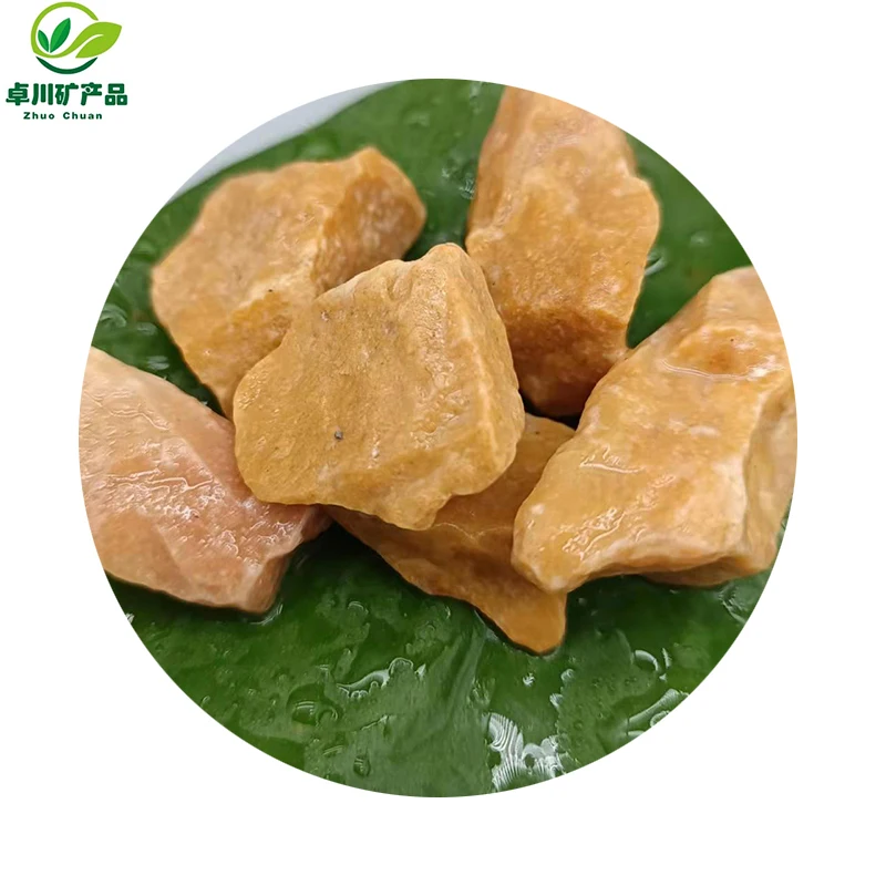 Spot wholesale yellow stone Water grinds stone gravel for industrial construction