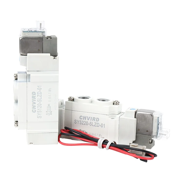 SMC Type Electric Air Valve SY5120-5lzd-01 5/2 Way DC 24v Double Acting Pneumatic Solenoid Valve