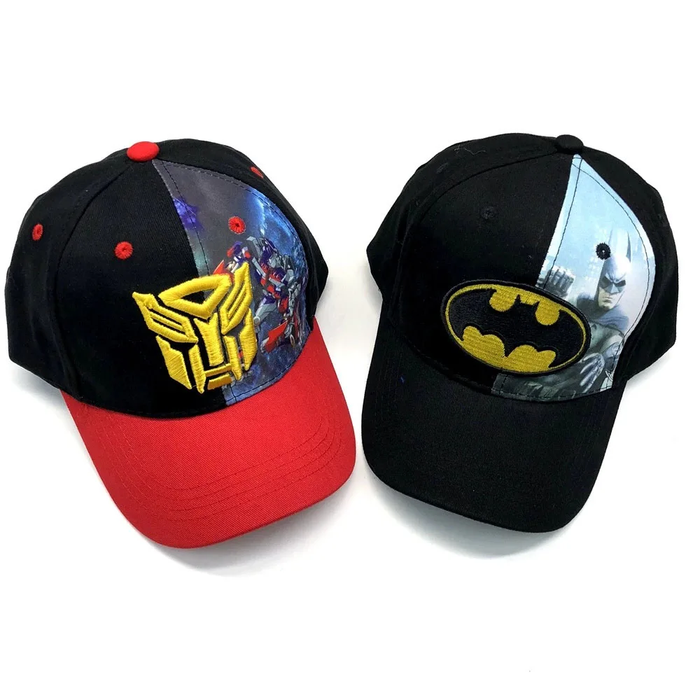 Детская спортивная бейсболка с мультяшным принтом, хлопковая Механическая Кепка-паук для отдыха, бега, баскетбола, солнцезащитная Кепка