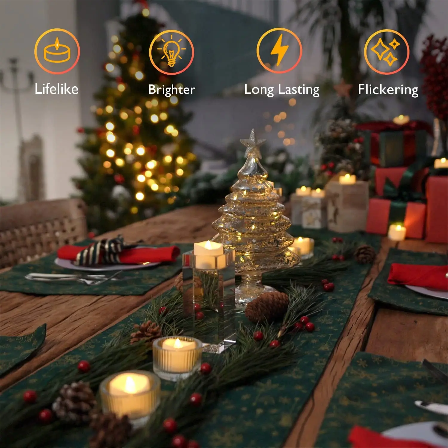 Longer Battery Operated LED Candles,tea light candles wholesale,Warm White Light for Wedding,Valentine,Halloween,Christmas