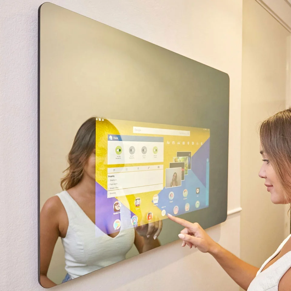 android smart vanity mirror bath led mirror with 110v