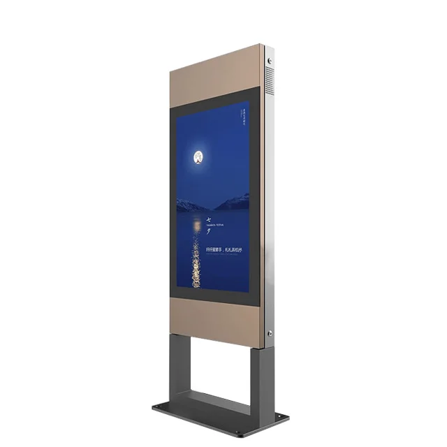 Digital Signage Display Kiosk Information Advertising Player Floor Stand Lcd Touch Screen Supermarket Ad Totem Outdoor