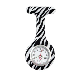 High-Quality Japan Original PC21J Quartz Nurses Watches Eco-friendly Printed Flowers Silicone Custom Logo Printing Wholesale