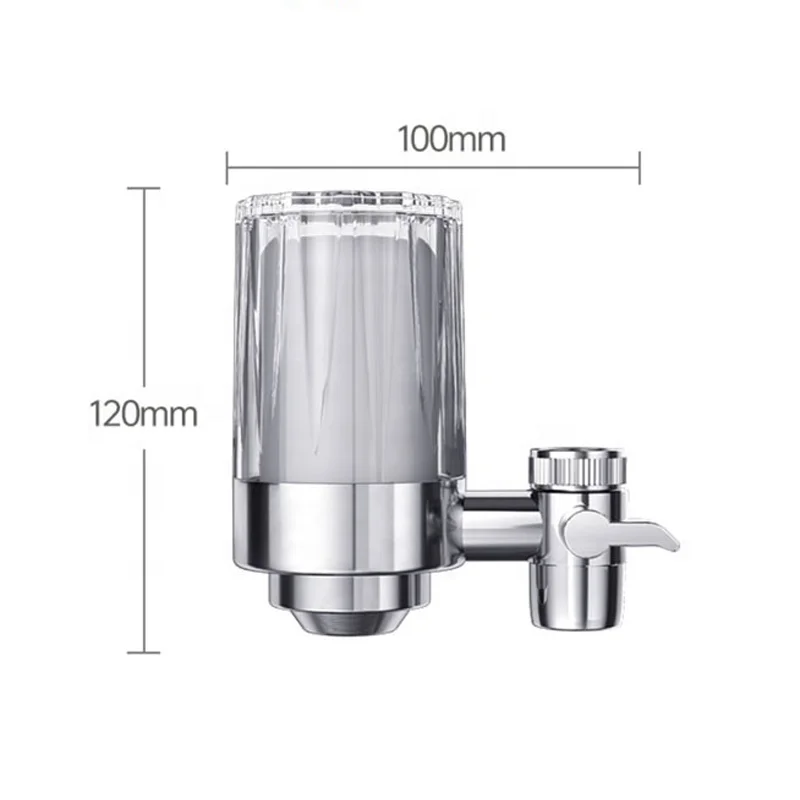 Filter Water Tap with Ceramic Percolator, Household Kitchen Faucet Water Purifier