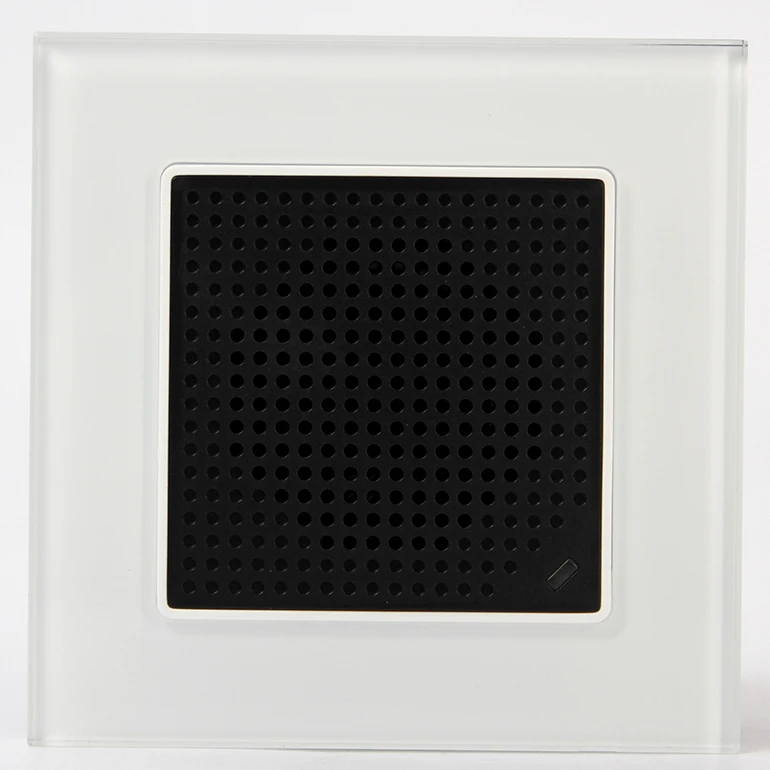 High Quality RS485 Modbus Doorbell with White Color Tempered Glass Frame