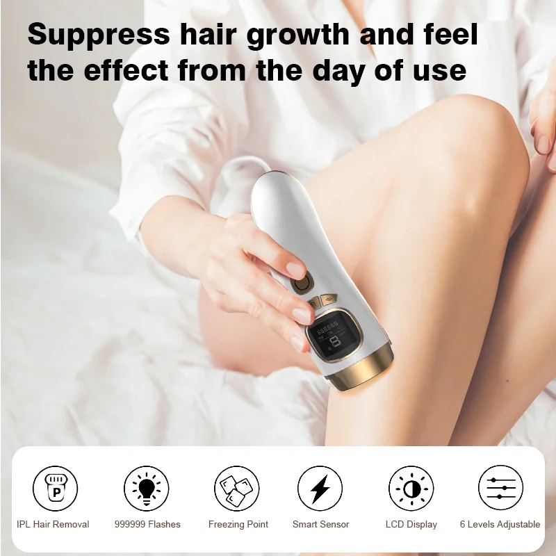 2022 New Arrive Laser Hair Removal IPL Hair Laser Removal for Women and Men Permanent Hair Removal 999,999 Flashes Painless