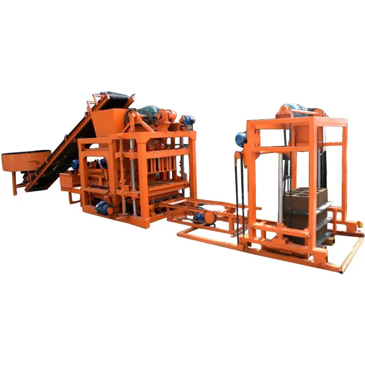 2021 Hot Sale Cement Concrete Block Brick Making Machine  Automatic Interlocking Pavement Hollow Bricks Machine