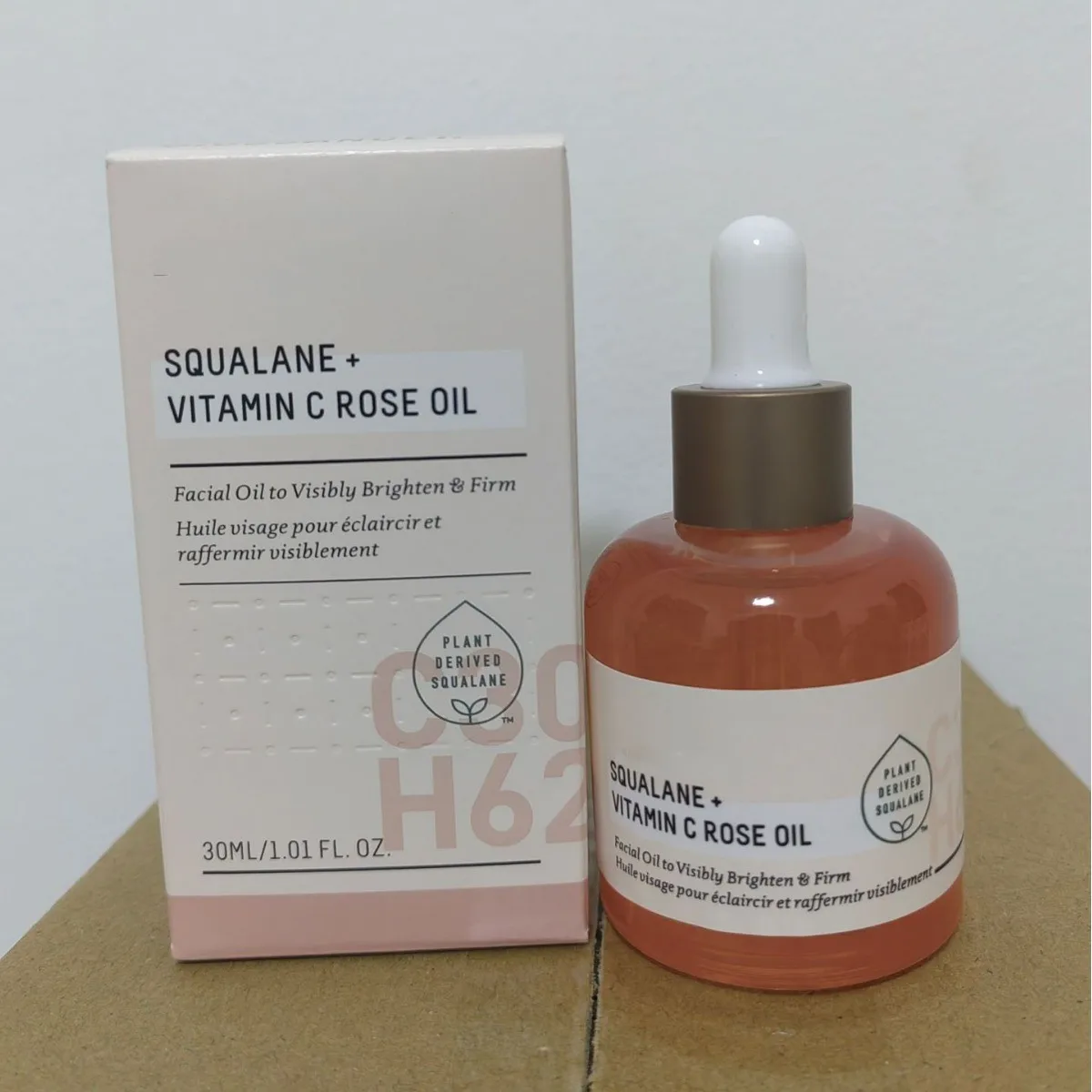 BIOs Squalane and Vitamin C Rose Oil Serum Squalane Copper Peptide Rapid Enrichment Serum  Strong moisturizing facial serum