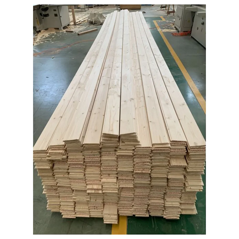 Factory Wholesale Spruce Timber Cladding and Ceiling for Interior Walls Building Tongue and Groove Lining Boards