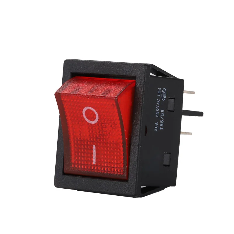 PINYI OEM/ODM JX01-A Dustproof Boat Switch With Light Warped Jointed Waterproof Boat Rocker Switches Reset Switch