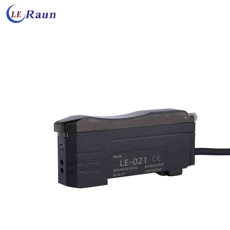 Leraun Fiber Optic Sensor Proximity Photoelectric Digital Display Fiber Optic Amplifier Sensor With Ultra-Fast Response