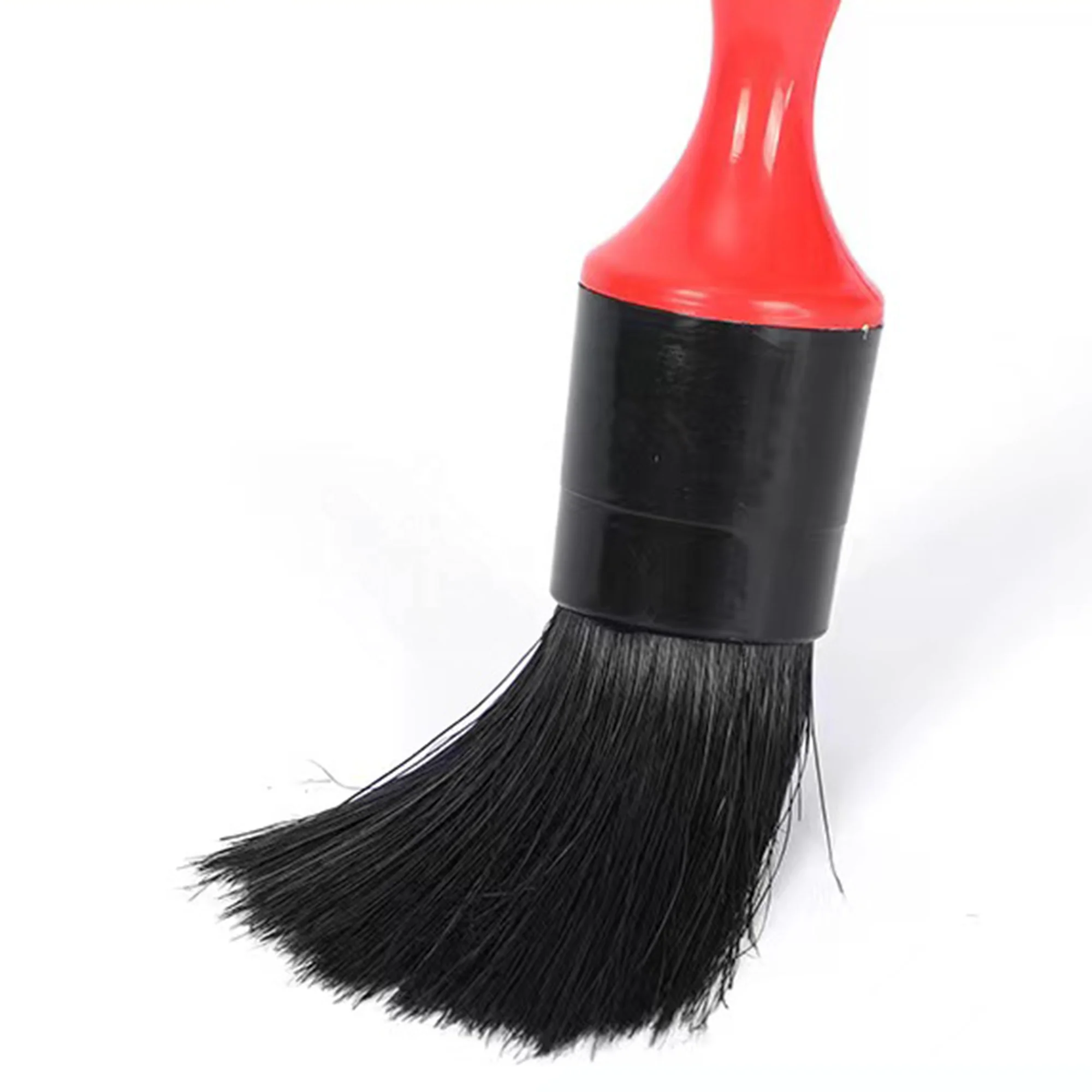 Selected Auto premium hog hair detailing brush kit customized air vent interior cleaning brush set 5pcs car wash brush combo OEM