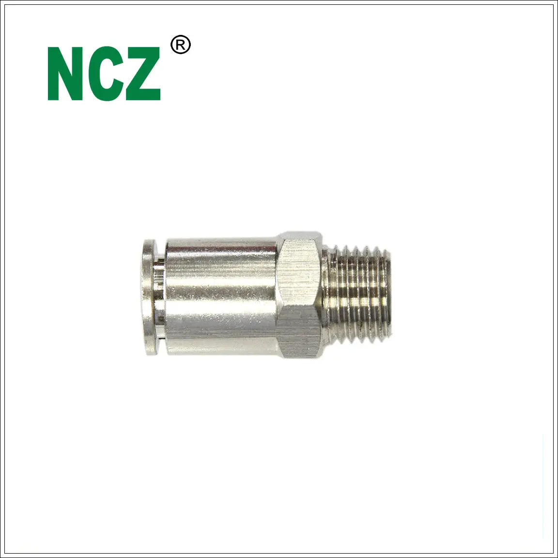 NCZ | copper plating nickel quick plug YPF - direct external thread fittings pneumatic nylon pipe hard line PU tube HPHT