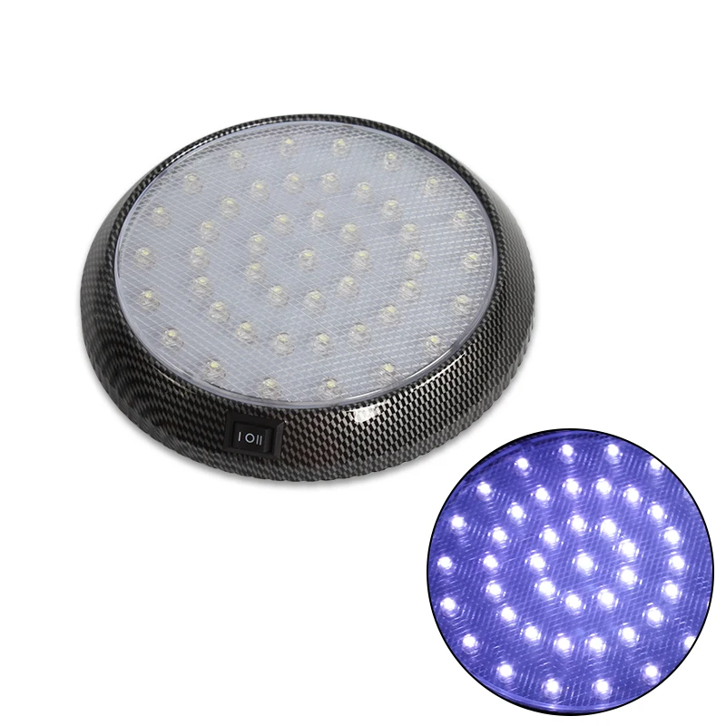 TYTXRV RV Accessories 12V RV Trailer Roof Light with 46 LED Lights Caravan Ceiling Warm Lamp