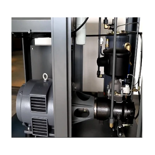 High flow capacity 75 kw 185 cfm screw air compressor with air filter