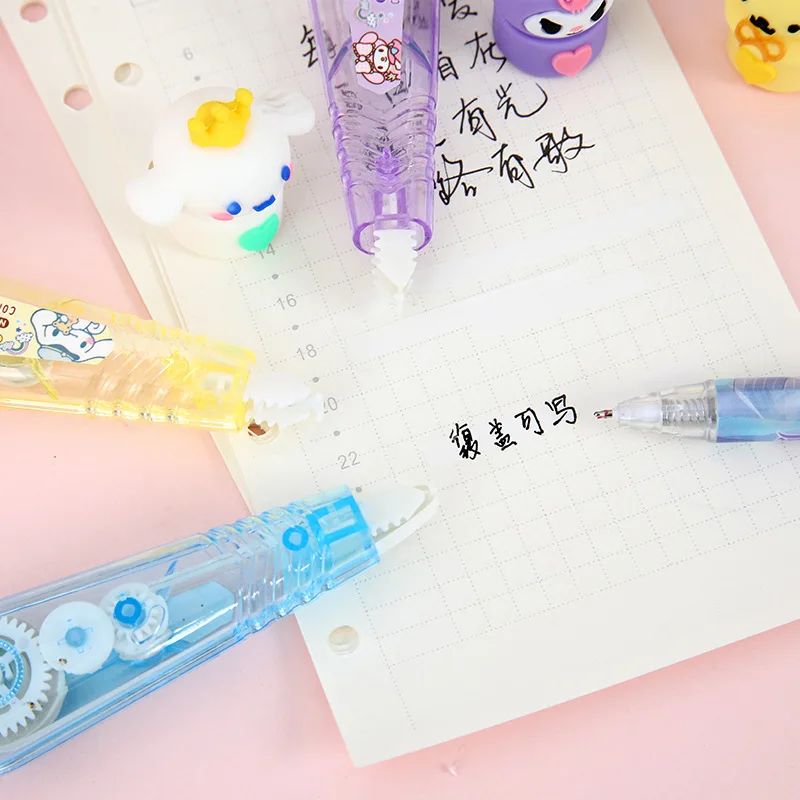 24 карты/коробка Корректирующая лента Kawaii моя мелодия Kuromi белая канцелярские принадлежности школьный офис