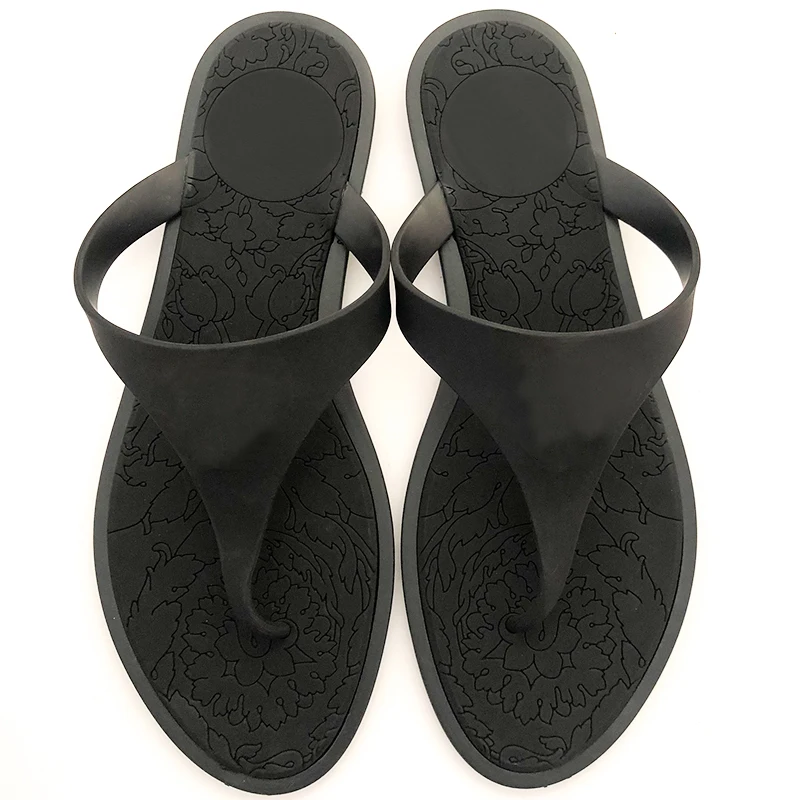 2022 Women Jelly Slipper Sandal Outdoor Ladies brand ladies slipper Plastic Shoes Luxury PVC Rubber Flip Flop Shoes