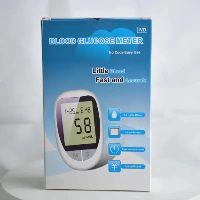 4 in 1 Home Blood Glucose Monitor Medical Equipment  Digital Blood Sugar Monitar System