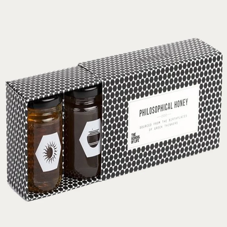 3 jar glass jars shipping boxes packaging honey bee boxes for sale