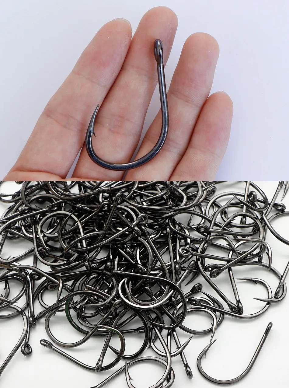 Mustad 10827 20 шт. бронзовых морских рыболовных крючков Большие размеры Карп глубоководных