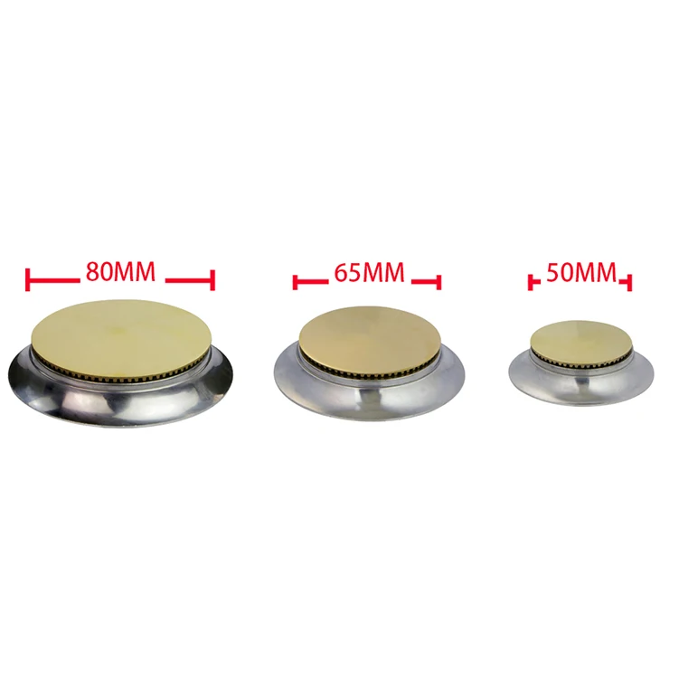 Custom Cast Iron Brass Stainless Steel Gas Cooker Stove Spare Parts Hob Burner Cap