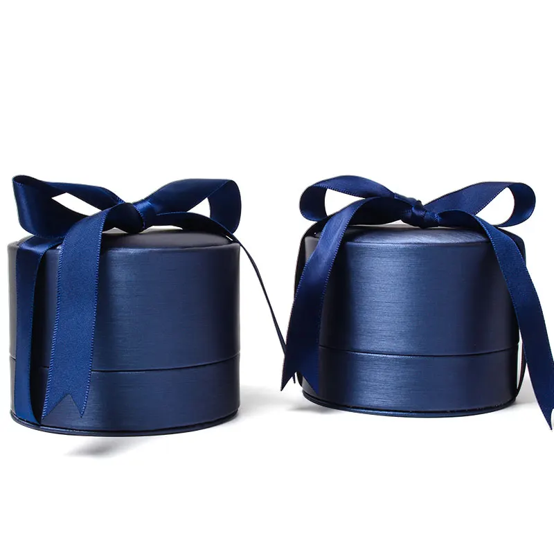 Круглая голубая лента TA MINGREN для памятного юбилея оптовая продажа кольцо ожерелье кулон ювелирные изделия подарочная упаковочная коробка с