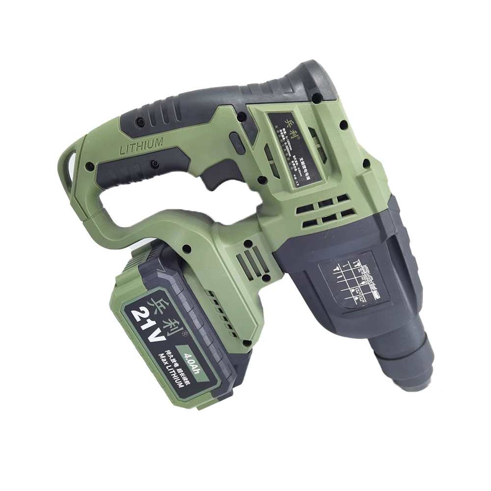 Top Rock Drilling Tools Lithium Battery Electric Rotary Hammer Brushless Powerful Rechargeable Hammer