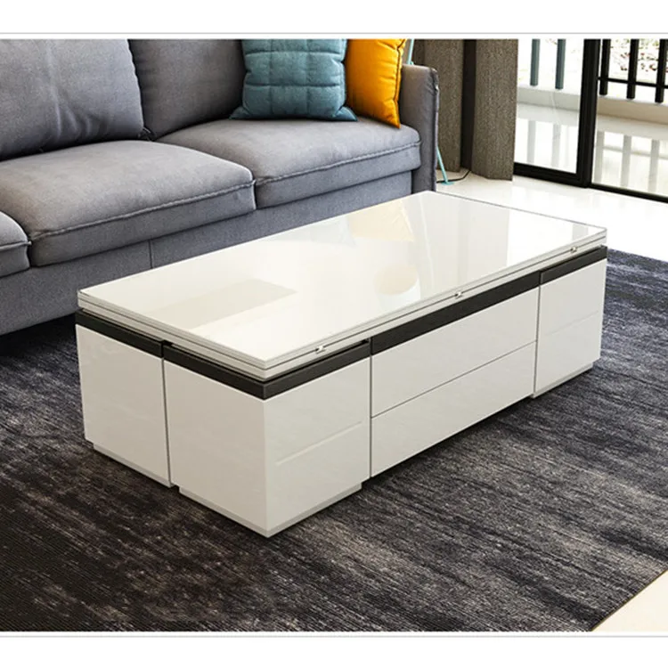 Intelligent  High Quality Multifunctional Coffee Table With Stools For Living Room