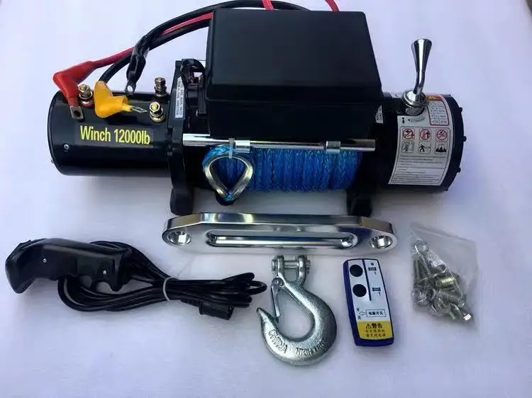 Maanufacturer direct sales 12V 24V heavy duty electric winch