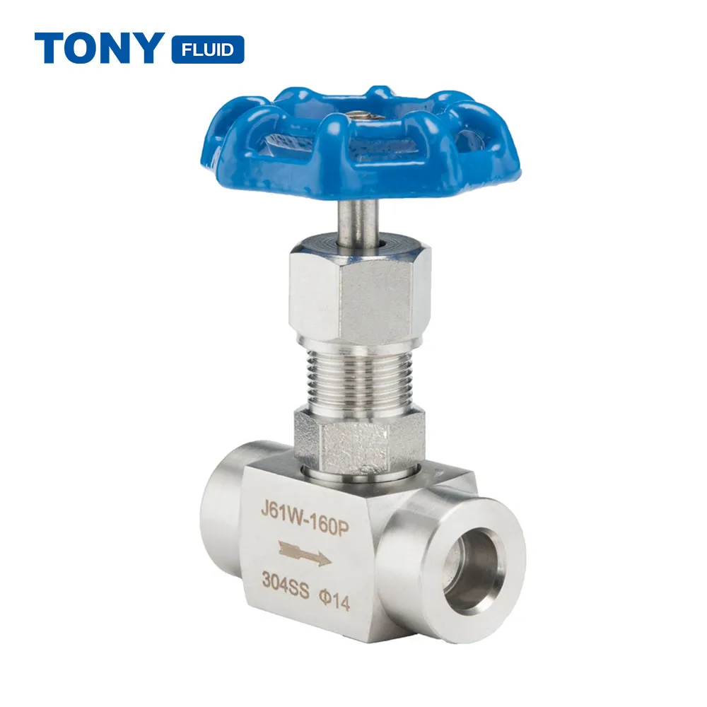 
TONY Stainless Steel Needle Valve High Pressure Female Thread Gauge Needle Valve Hydraulic Needle Valve 